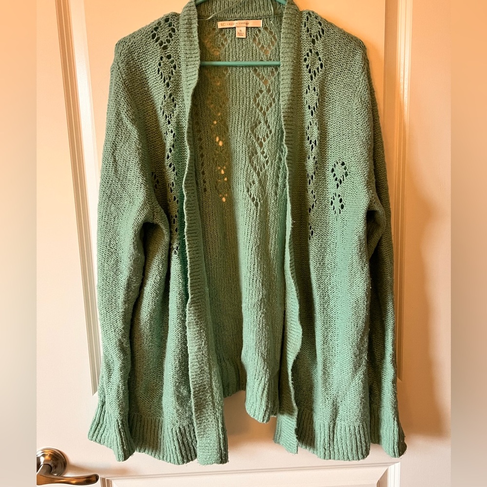 Lauren Conrad Open Cardigan with Open knit detailing